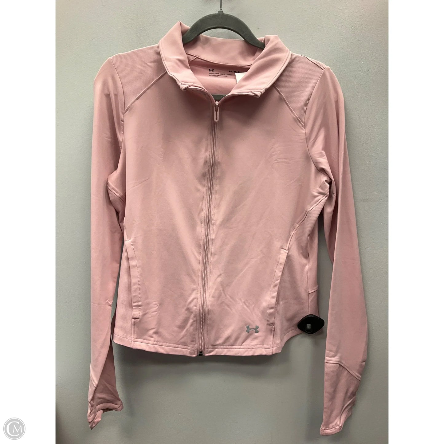 Athletic Jacket By Under Armour In Pink, Size: M