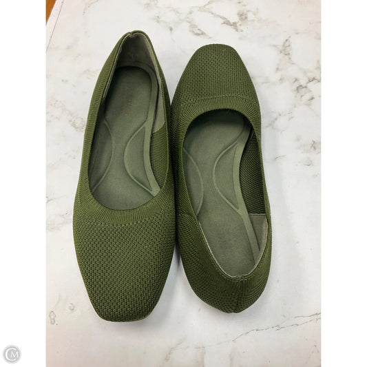 Shoes Flats By Cushionaire In Green, Size: 8.5
