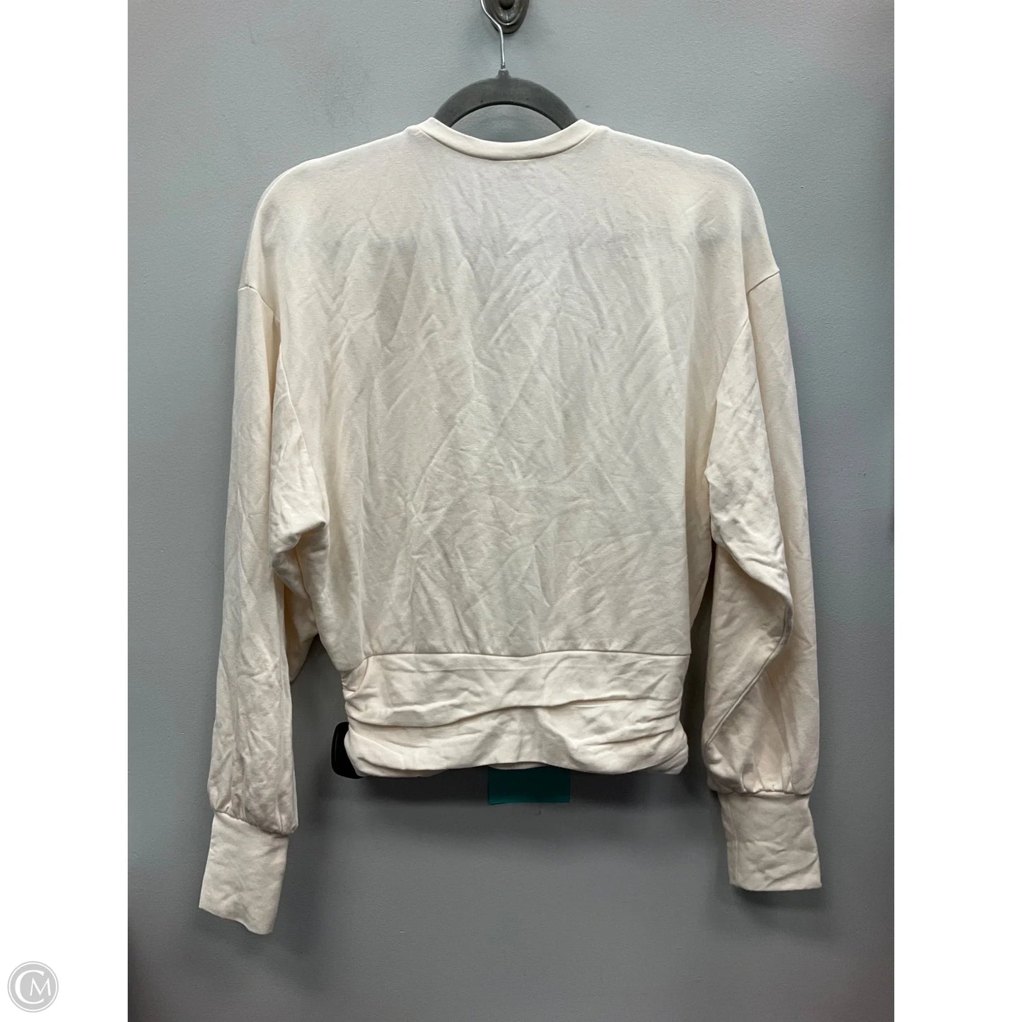 Top Long Sleeve By Express In Cream, Size: S