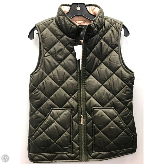 Vest Designer By Kate Spade In Green, Size: S