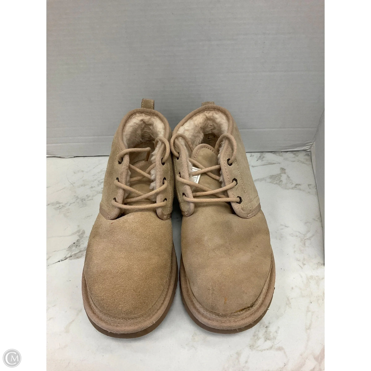 Boots Designer By Ugg In Tan, Size: 9