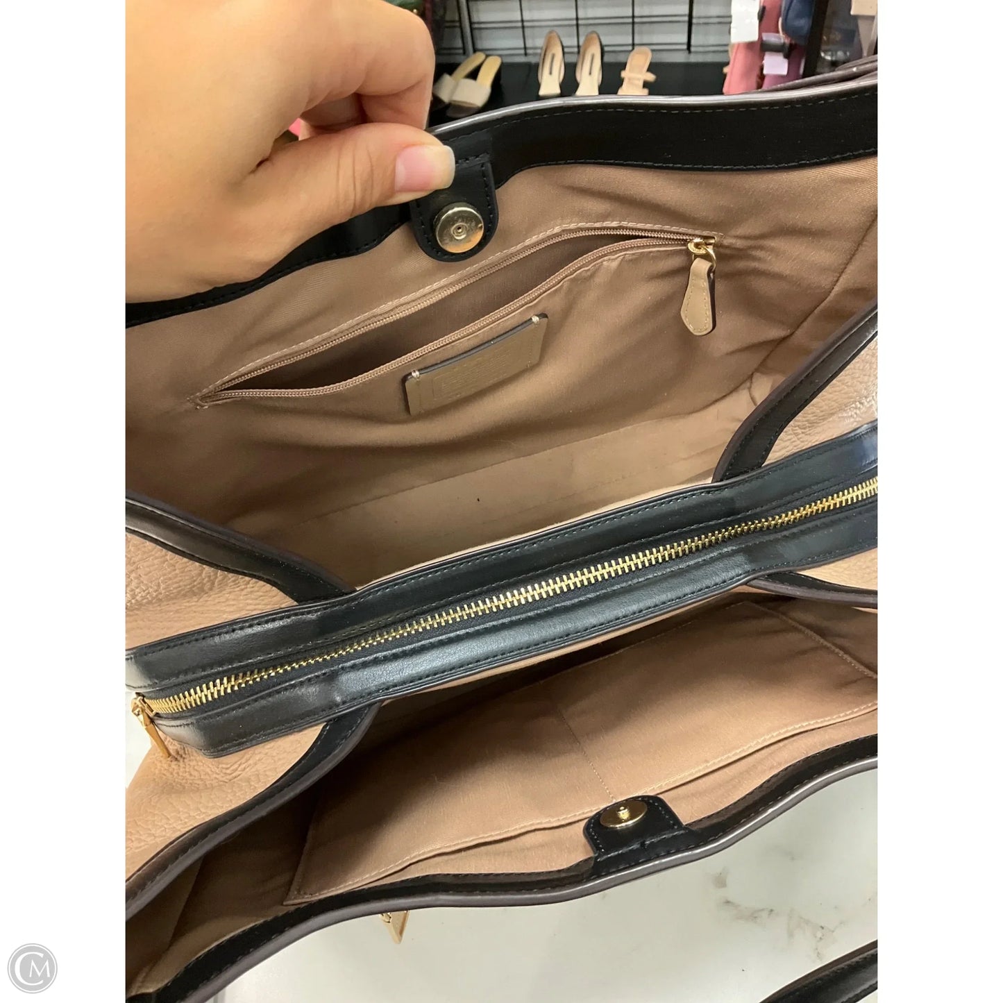 Handbag Designer By Coach, Size: Medium