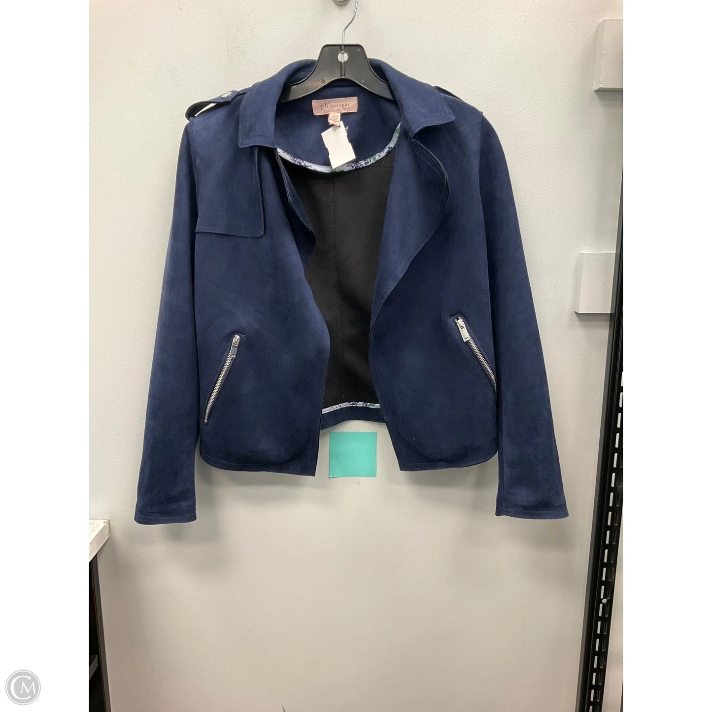 Blazer By Philosophy In Blue, Size: Xs
