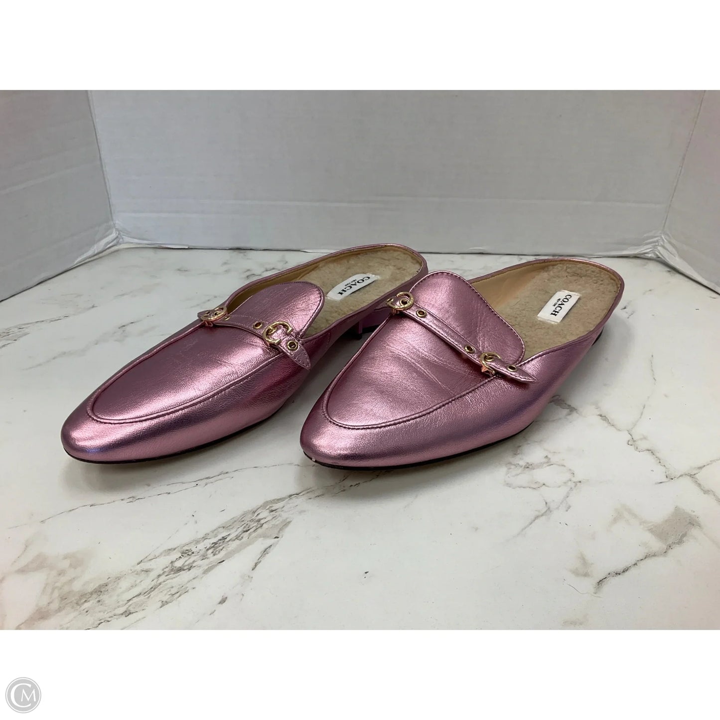 Shoes Designer By Coach In Pink, Size: 8.5