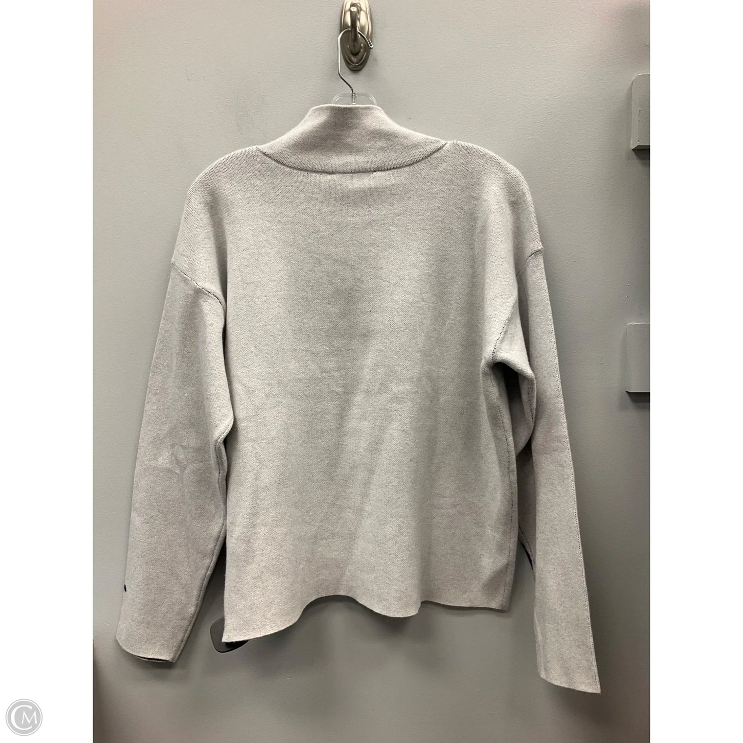 Sweater By Philosophy In Blue & Grey, Size: L