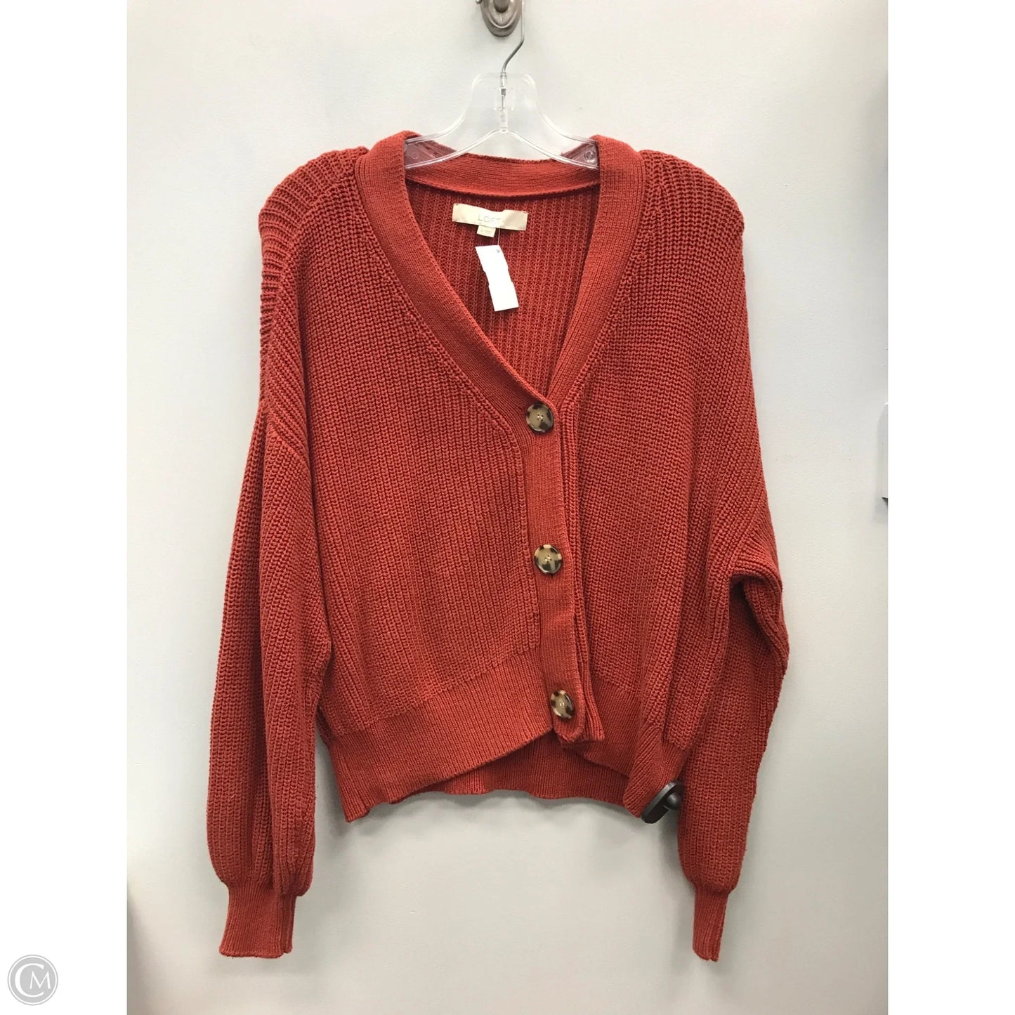 Cardigan By Loft In Orange, Size: M