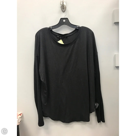 Top Long Sleeve By Athleta In Black, Size: Xl