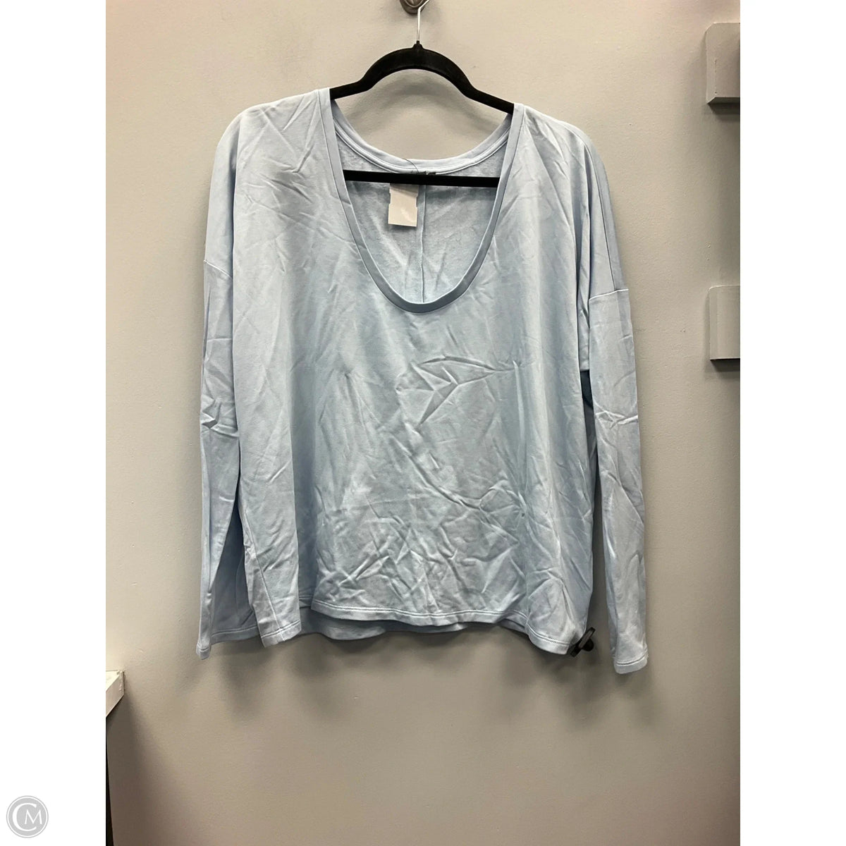 Top Long Sleeve By Express In Blue, Size: L