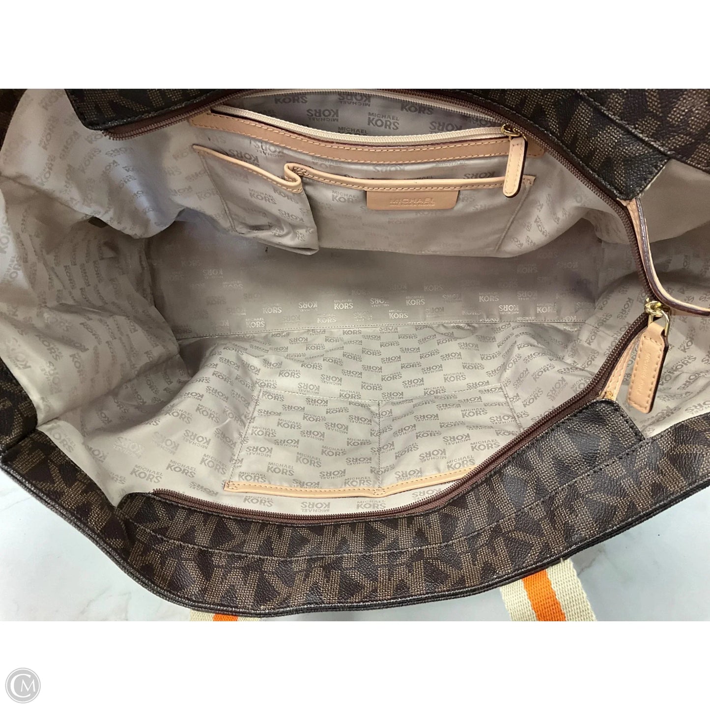 Tote Designer By Michael Kors, Size: Large
