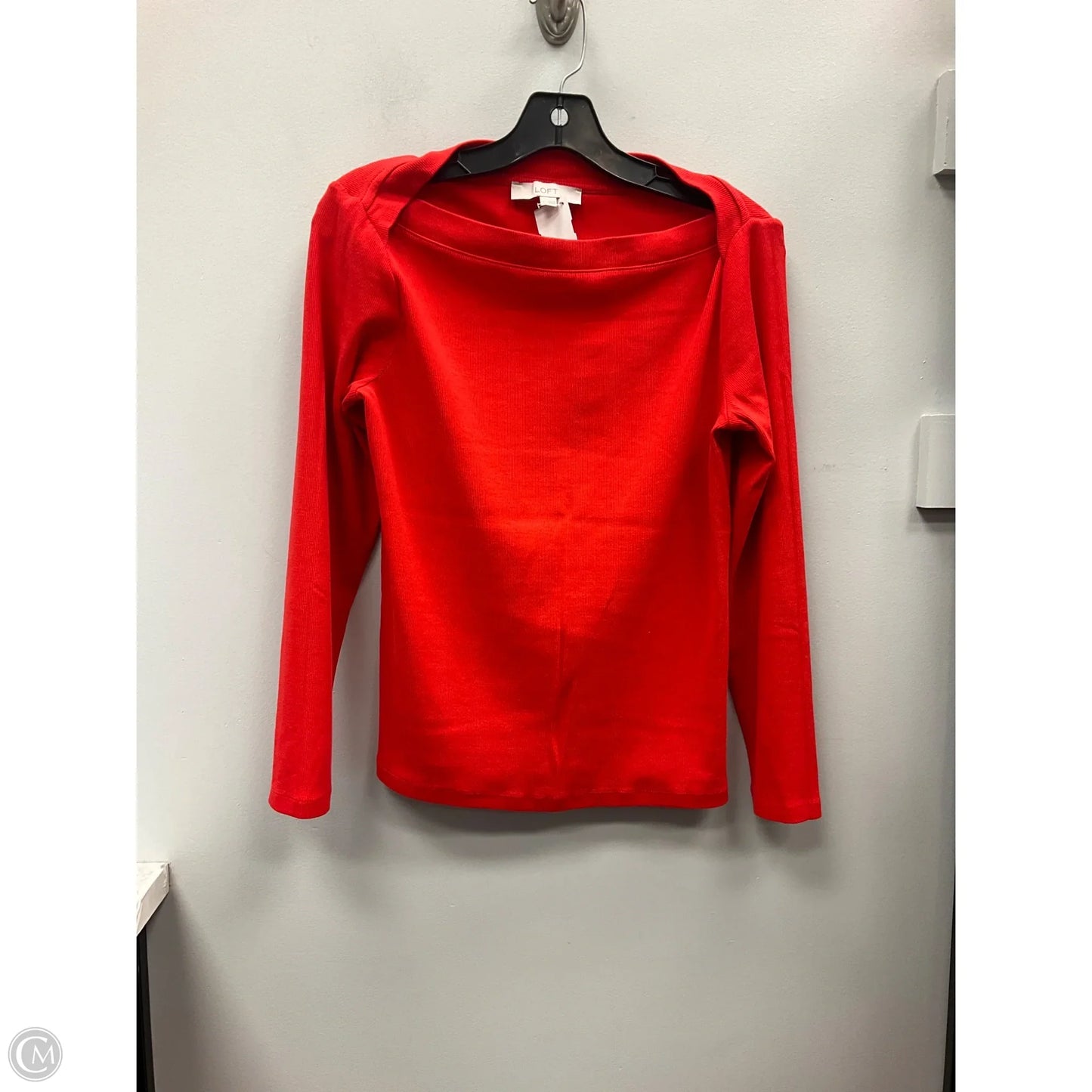 Top Long Sleeve By Loft In Orange, Size: L