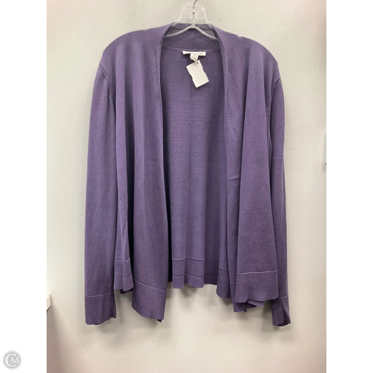 Cardigan By Coldwater Creek In Purple, Size: 1x
