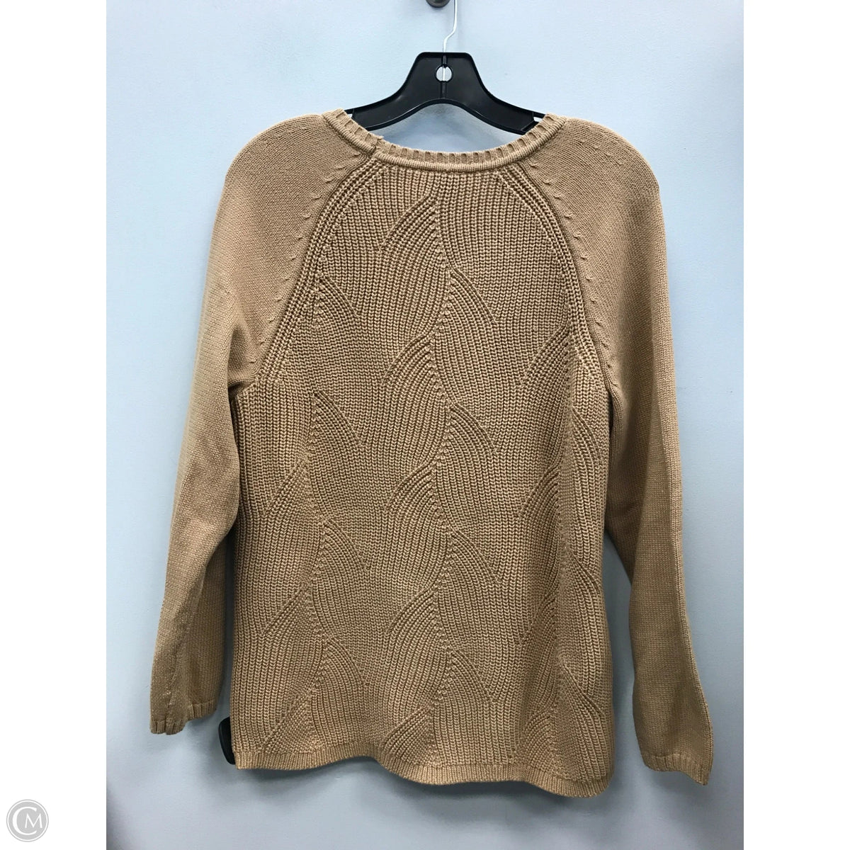 Sweater By Talbots In Tan, Size: Xl