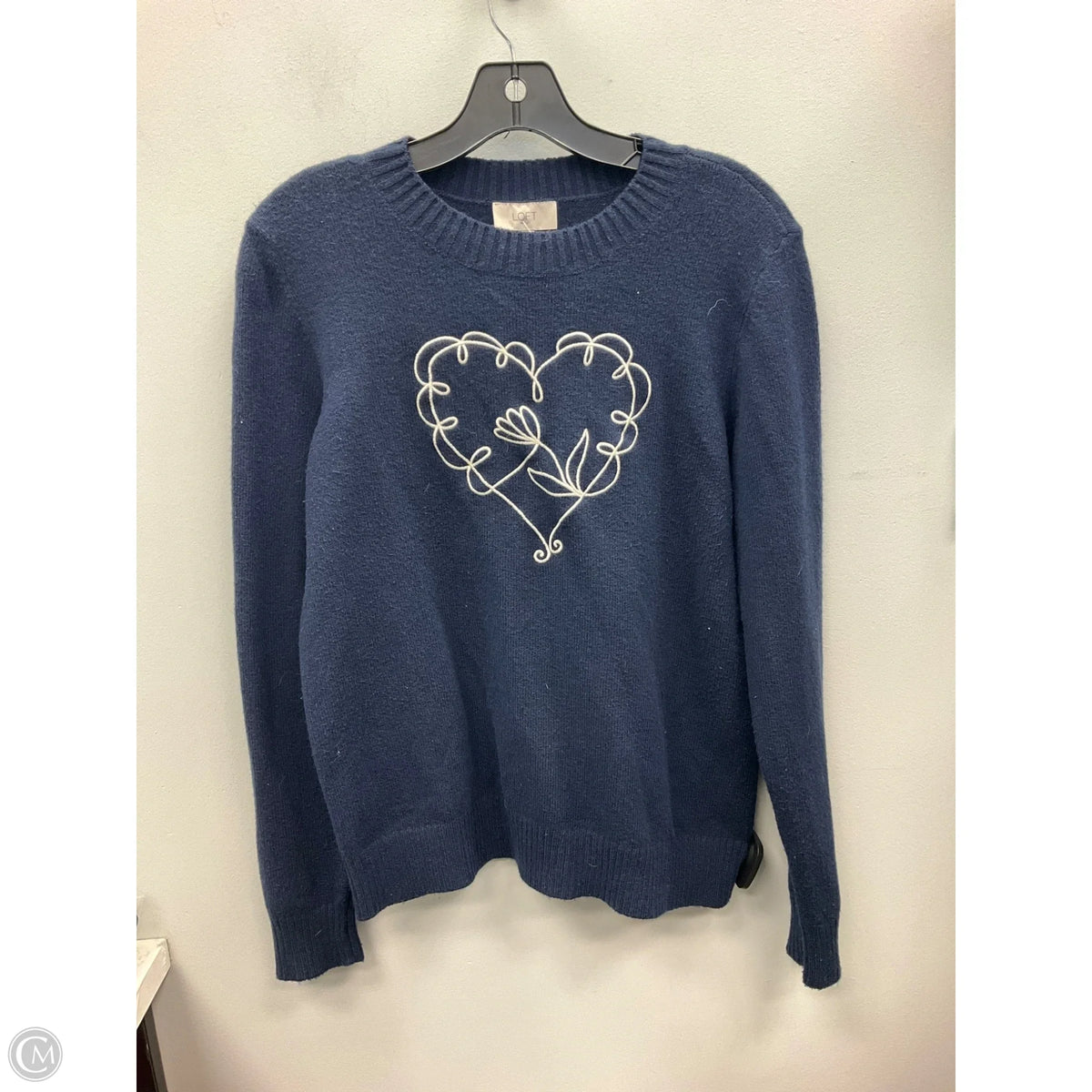 Sweater By Loft In Navy, Size: M