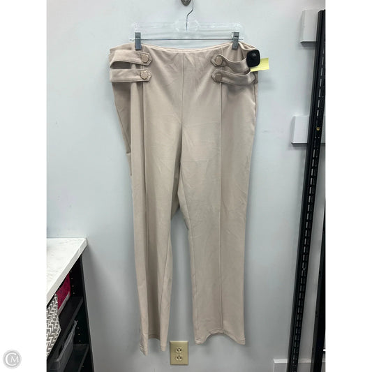 Pants Dress By Soho Apparel In Taupe, Size: 2x