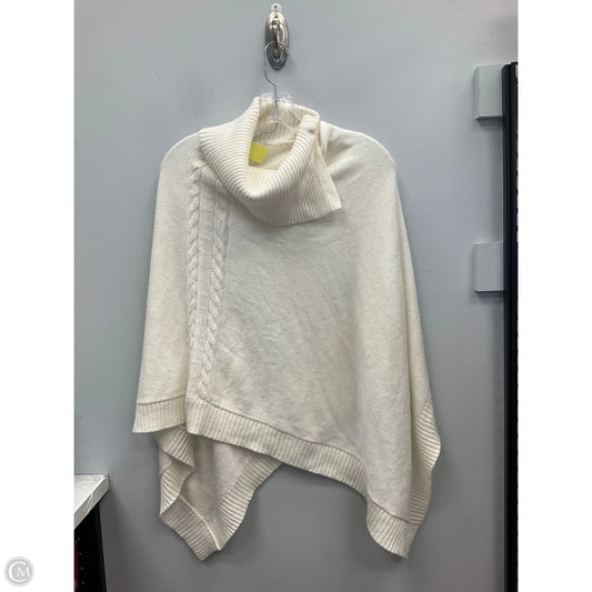Poncho By Talbots In Cream, Size: M