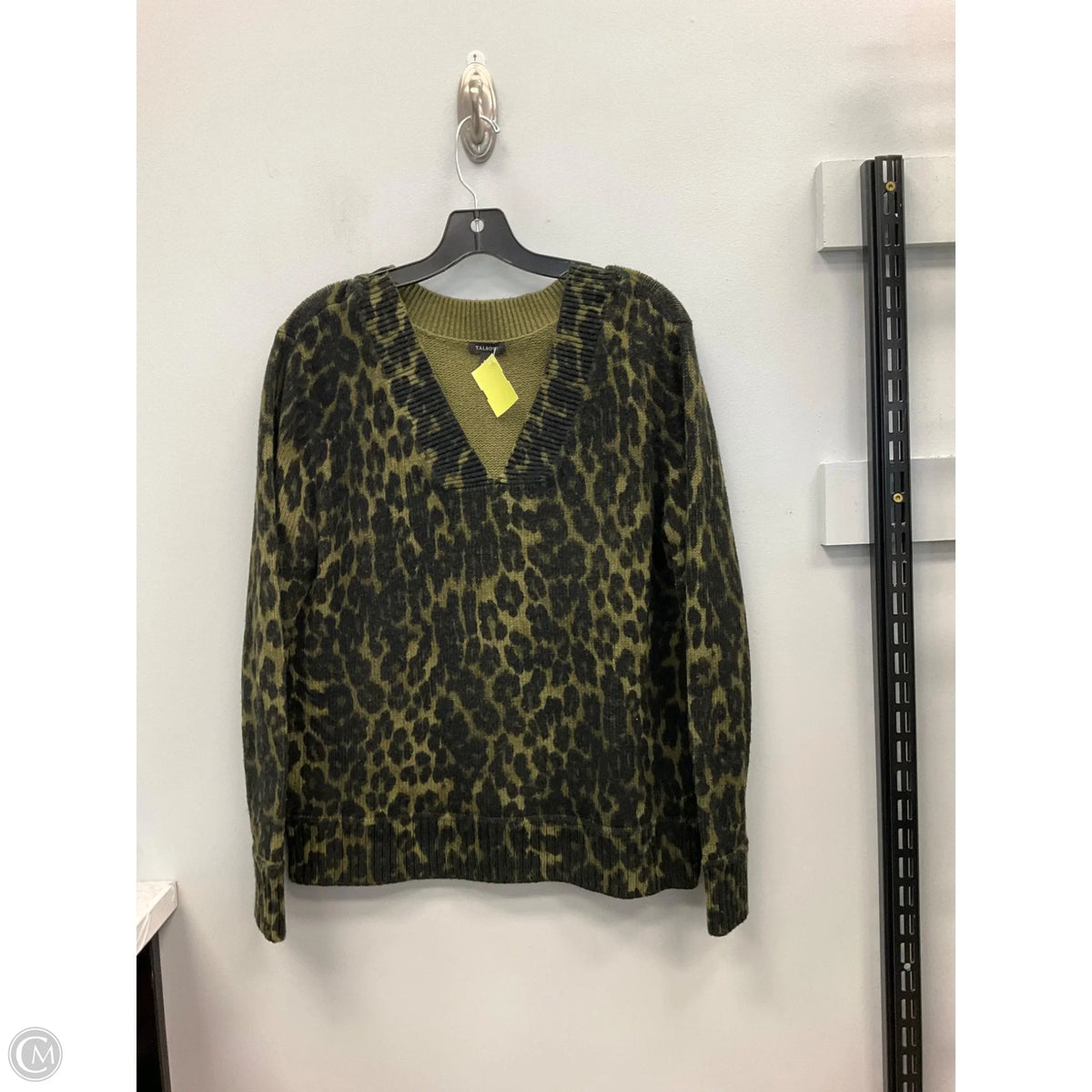 Sweater By Talbots In Green, Size: M
