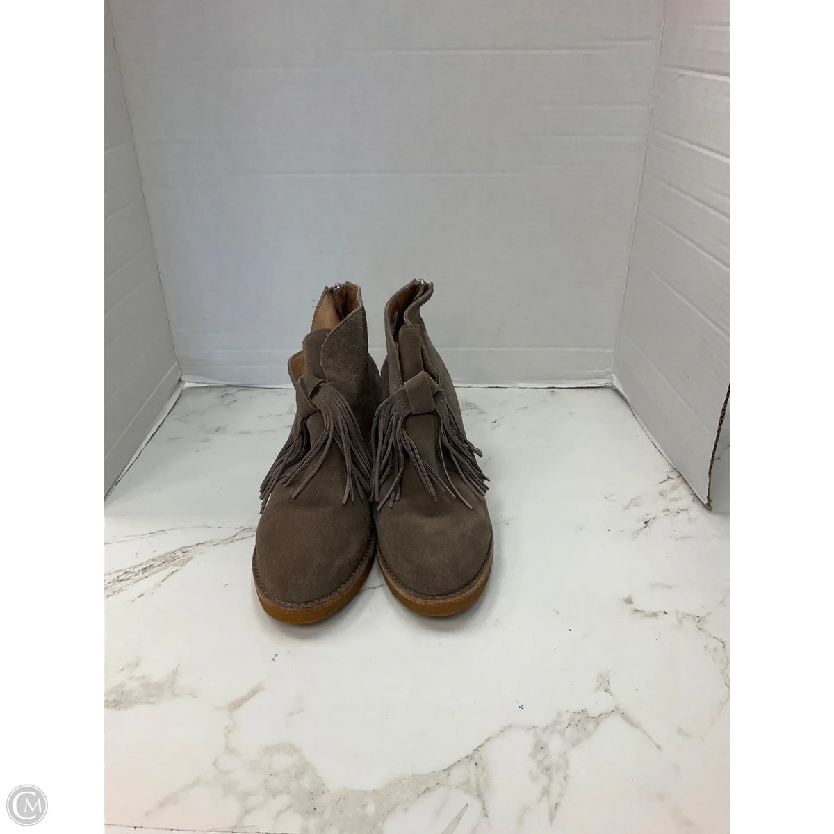 Boots Designer By Ugg In Taupe, Size: 7.5