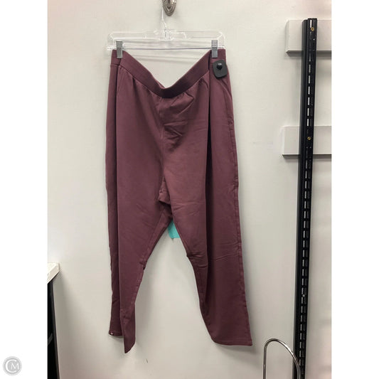 Lounge Set Pants By Barefoot Dreams In Maroon, Size: 1x