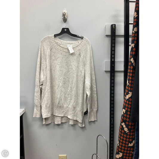 Sweater By Old Navy In White, Size: Xxl