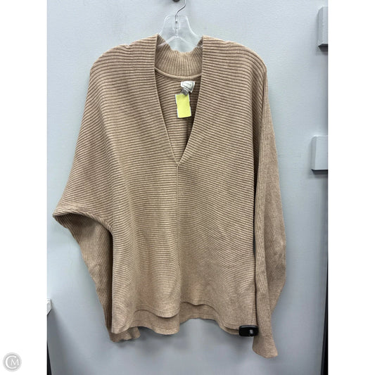 Sweater By Maeve In Tan, Size: Xl