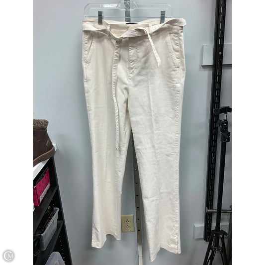 Jeans Straight By Ann Taylor In Cream, Size: 10
