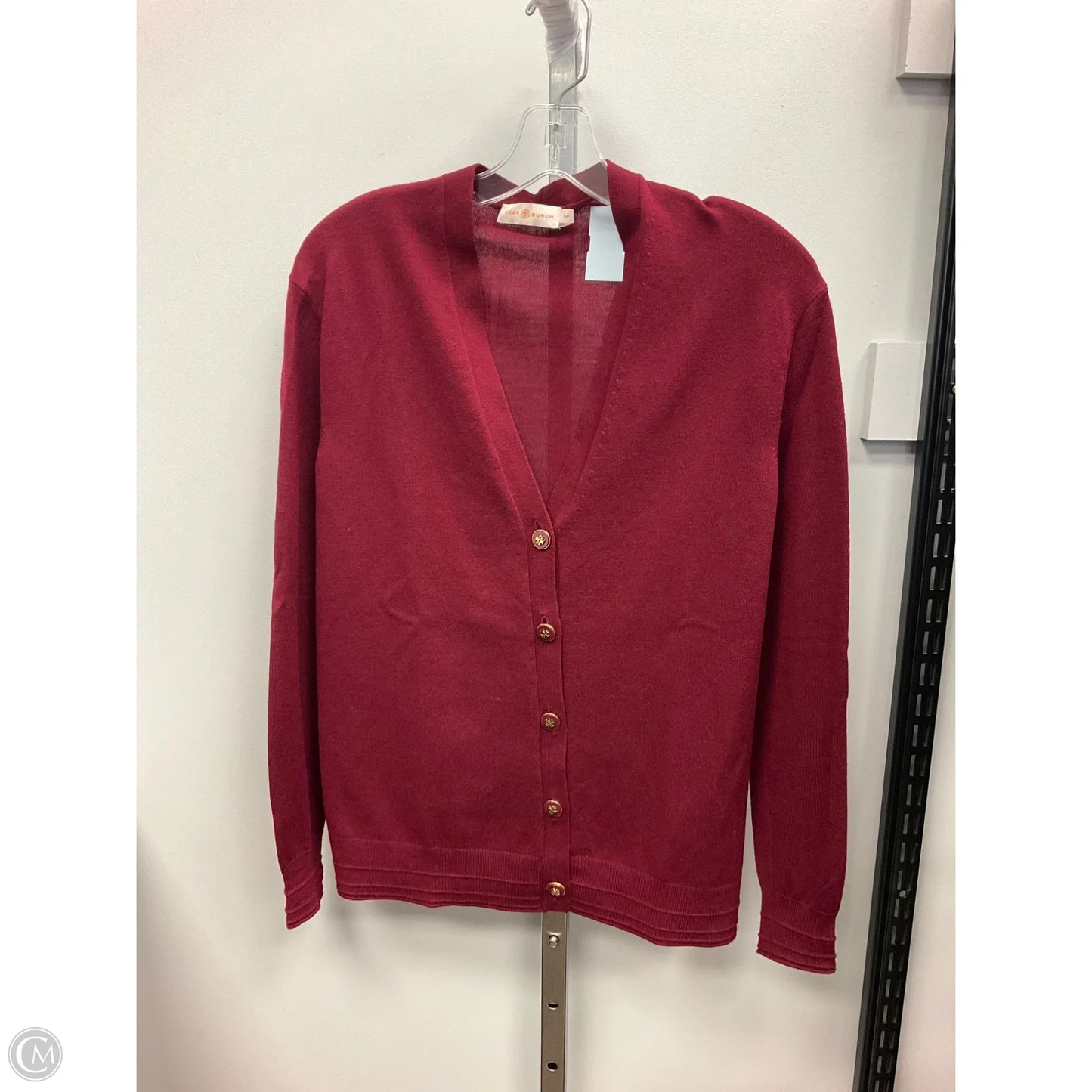 Cardigan Designer By Tory Burch In Red, Size: S