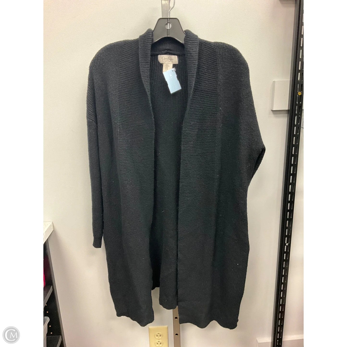 Sweater Cardigan By Jessica Simpson In Black, Size: M