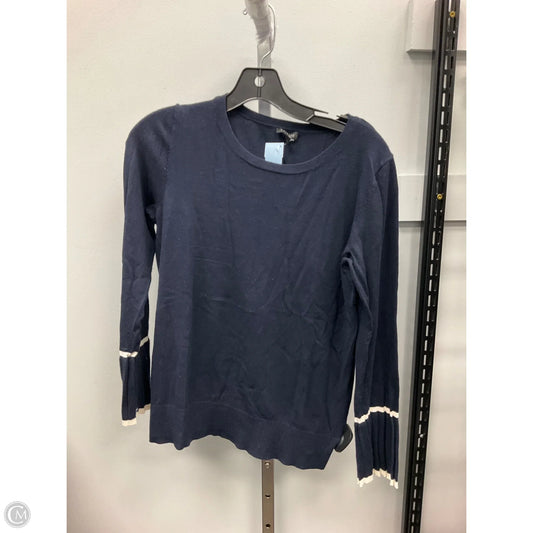 Top Long Sleeve By Talbots In Navy, Size: S