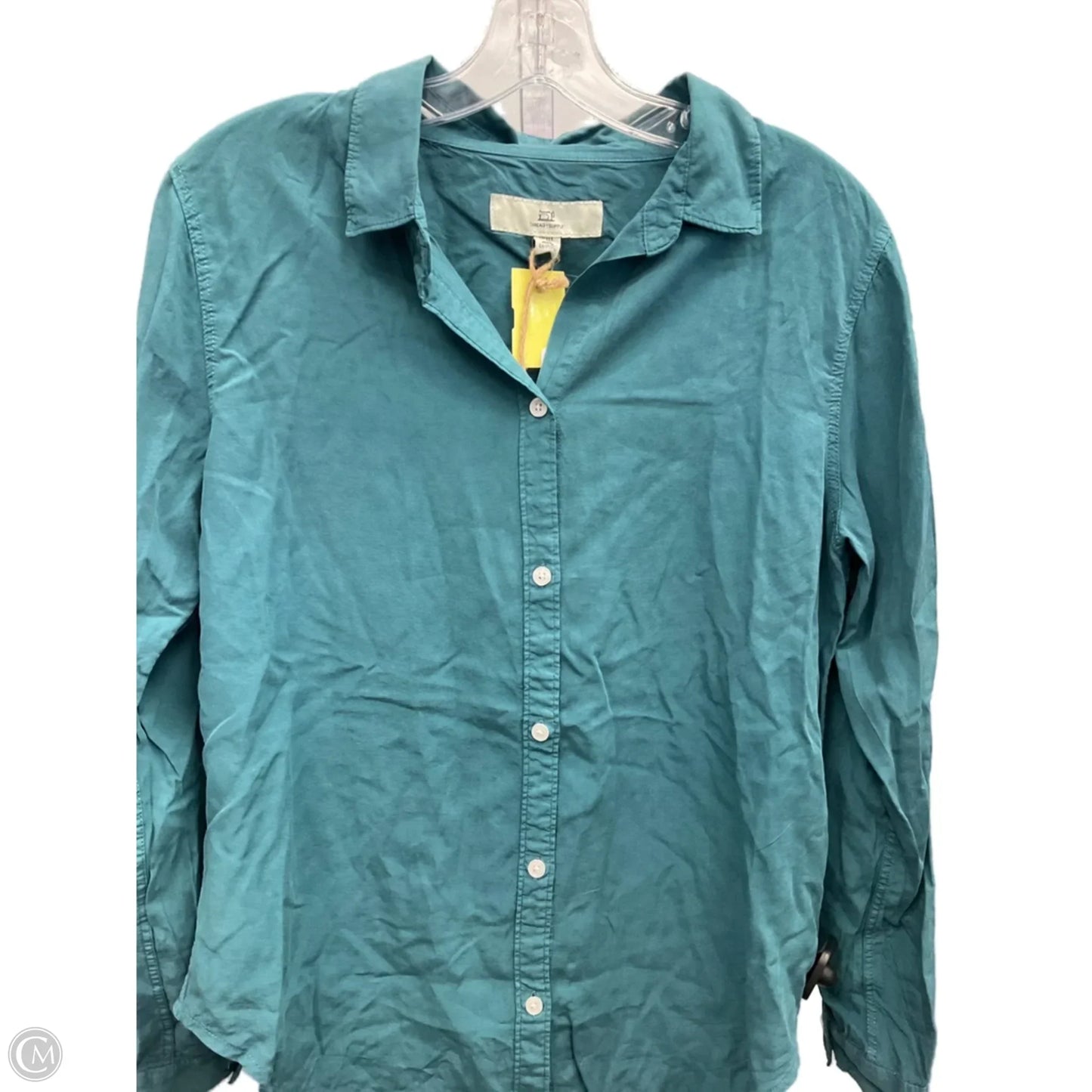 Top Long Sleeve Basic By Thread And Supply In Green, Size: S