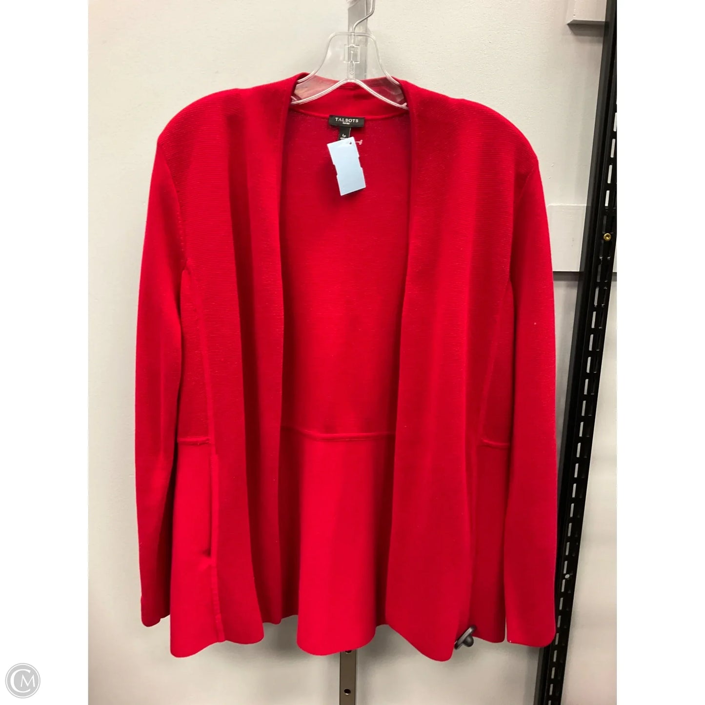 Cardigan By Talbots In Red, Size: Lp