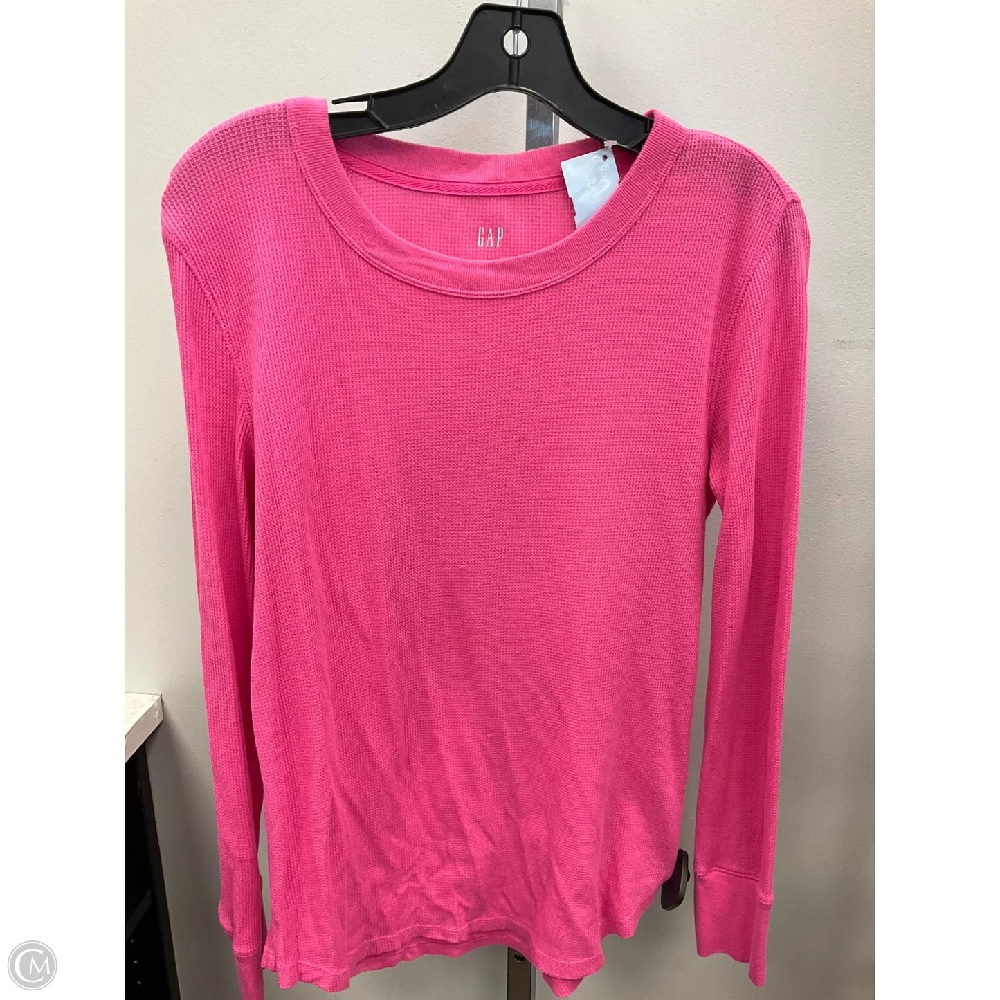 Top Long Sleeve By Gap In Black, Size: L