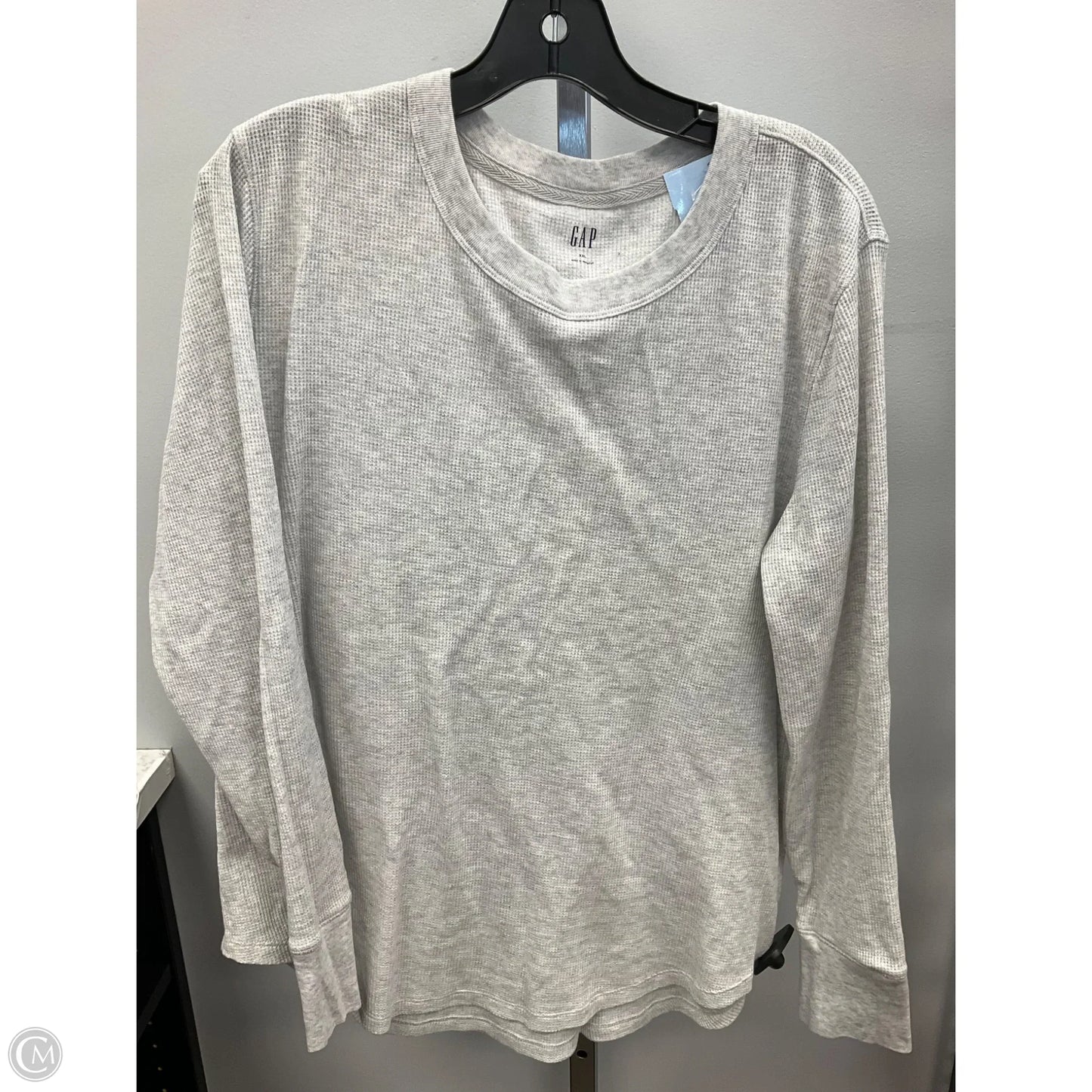 Top Long Sleeve By Gap In Grey, Size: Xxl