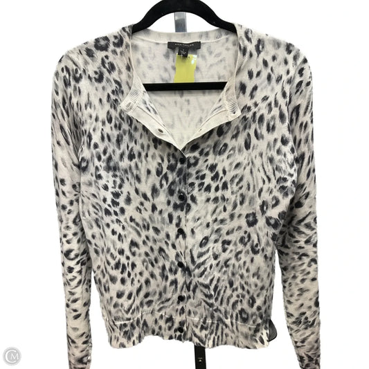 Cardigan By Ann Taylor In Animal Print, Size: S