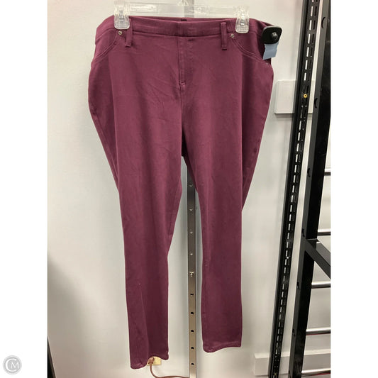 Pants Other By Terra & Sky In Purple, Size: 1x