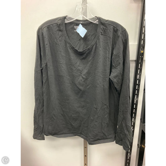 Top Long Sleeve By Time And Tru In Black, Size: Xxl