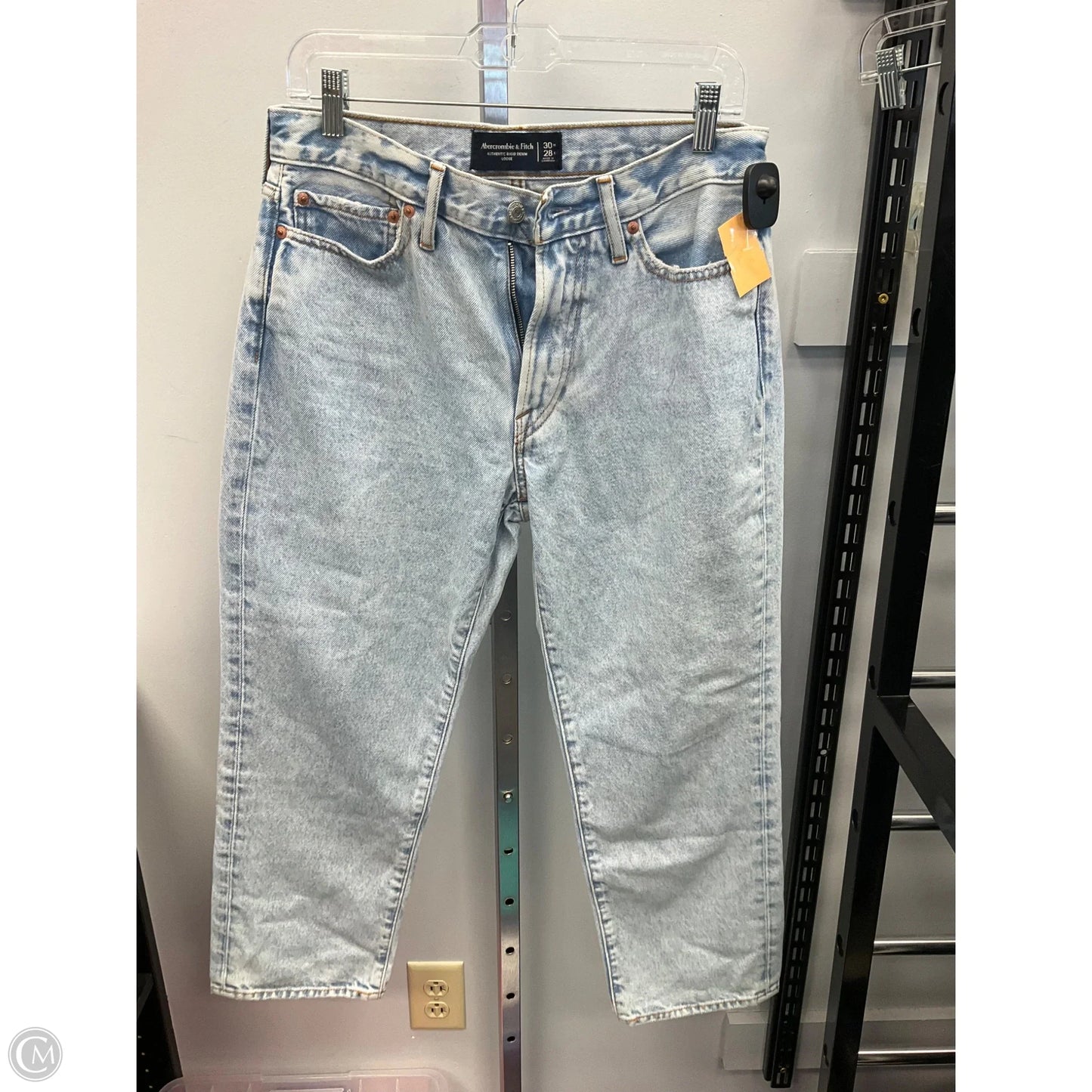 Jeans Boyfriend By Abercrombie And Fitch In Blue Denim, Size: 10