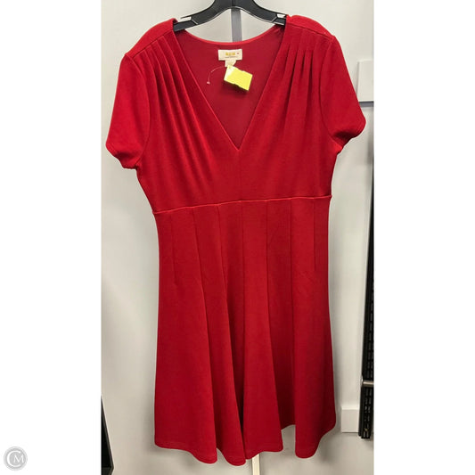 Dress Party Short By Maeve In Red, Size: Xl
