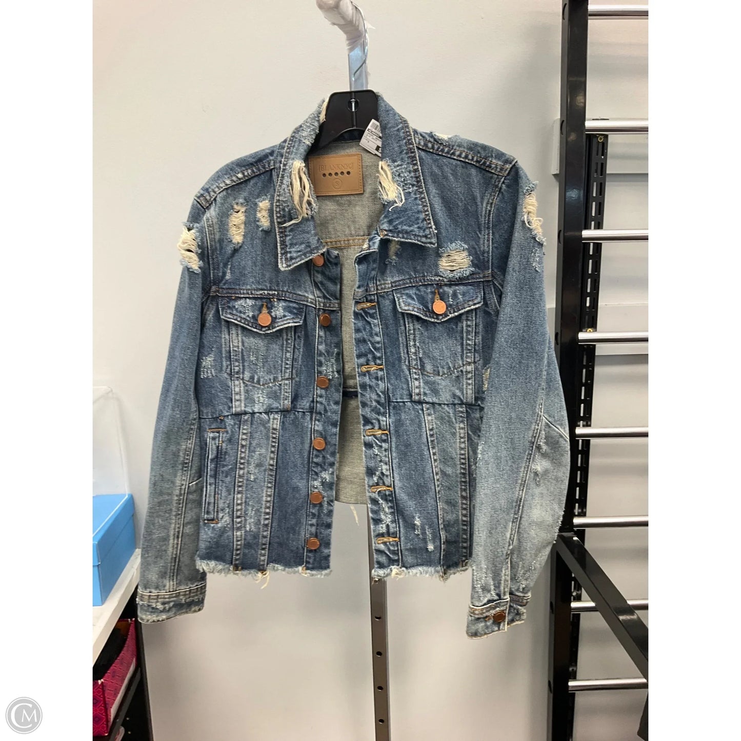 Jacket Denim By Blanknyc In Blue Denim, Size: S