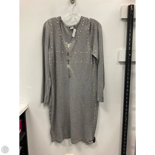 Dress Casual Short By Venus In Grey, Size: Xl