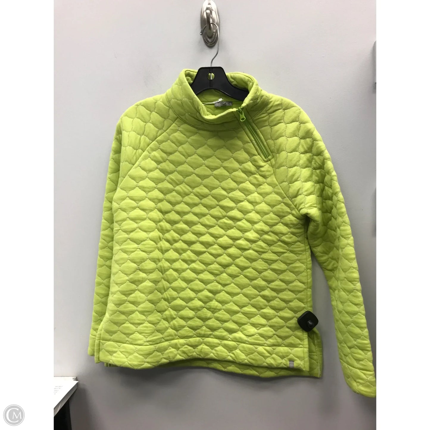 Top Long Sleeve By Talbots In Chartreuse, Size: Sp