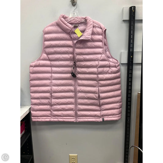 Vest Puffer & Quilted By Clothes Mentor In Pink, Size: 2x