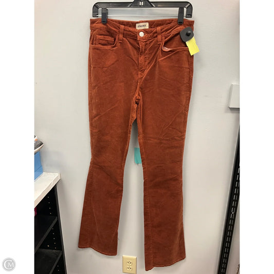 Pants Corduroy By L Agence In Bronze, Size: 6