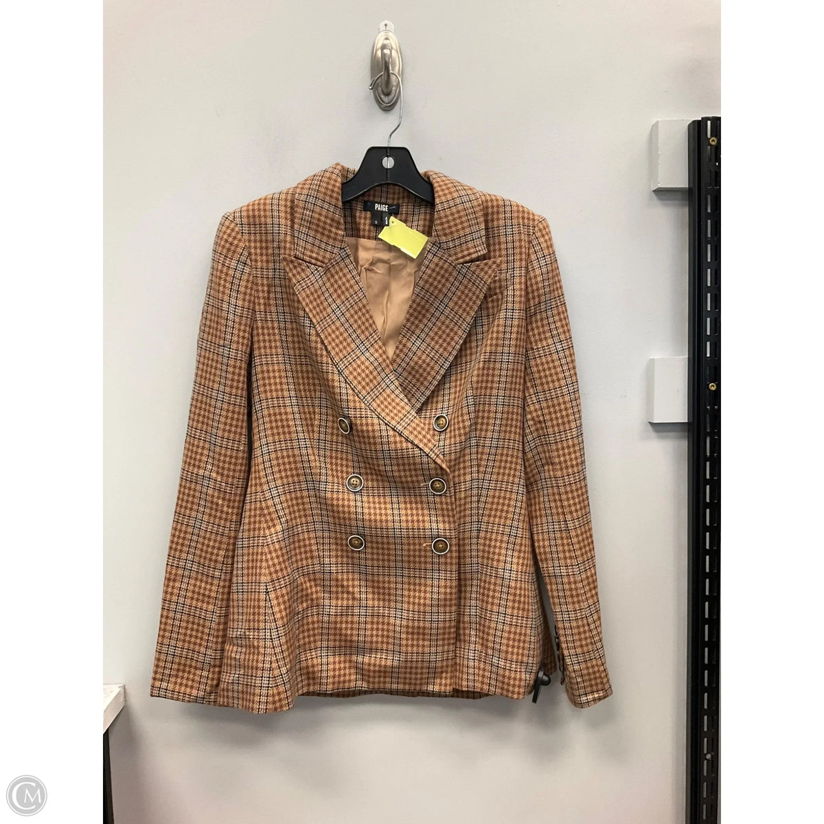 Blazer By Paige In Plaid Pattern, Size: 6