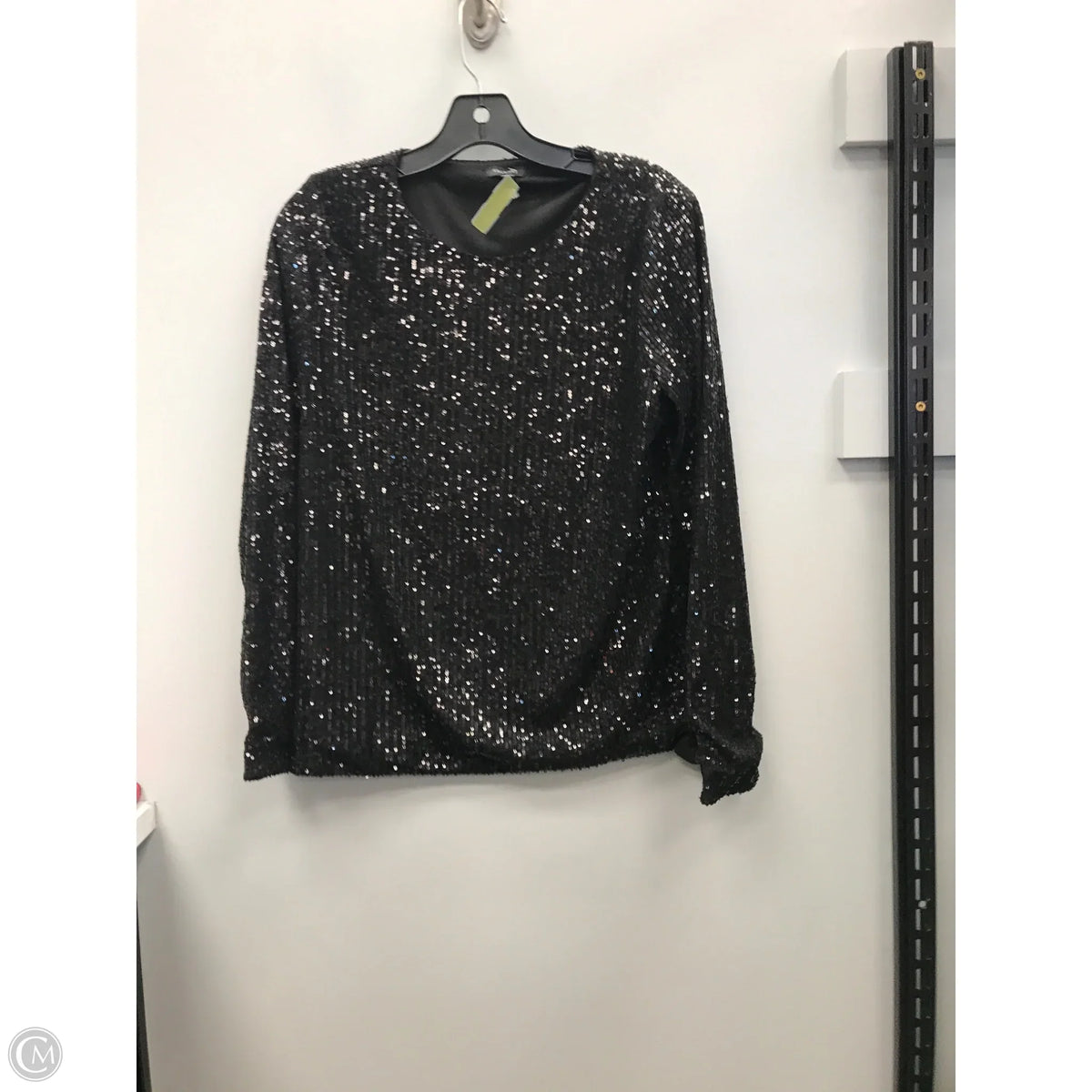 Top Long Sleeve By Talbots In Black, Size: M