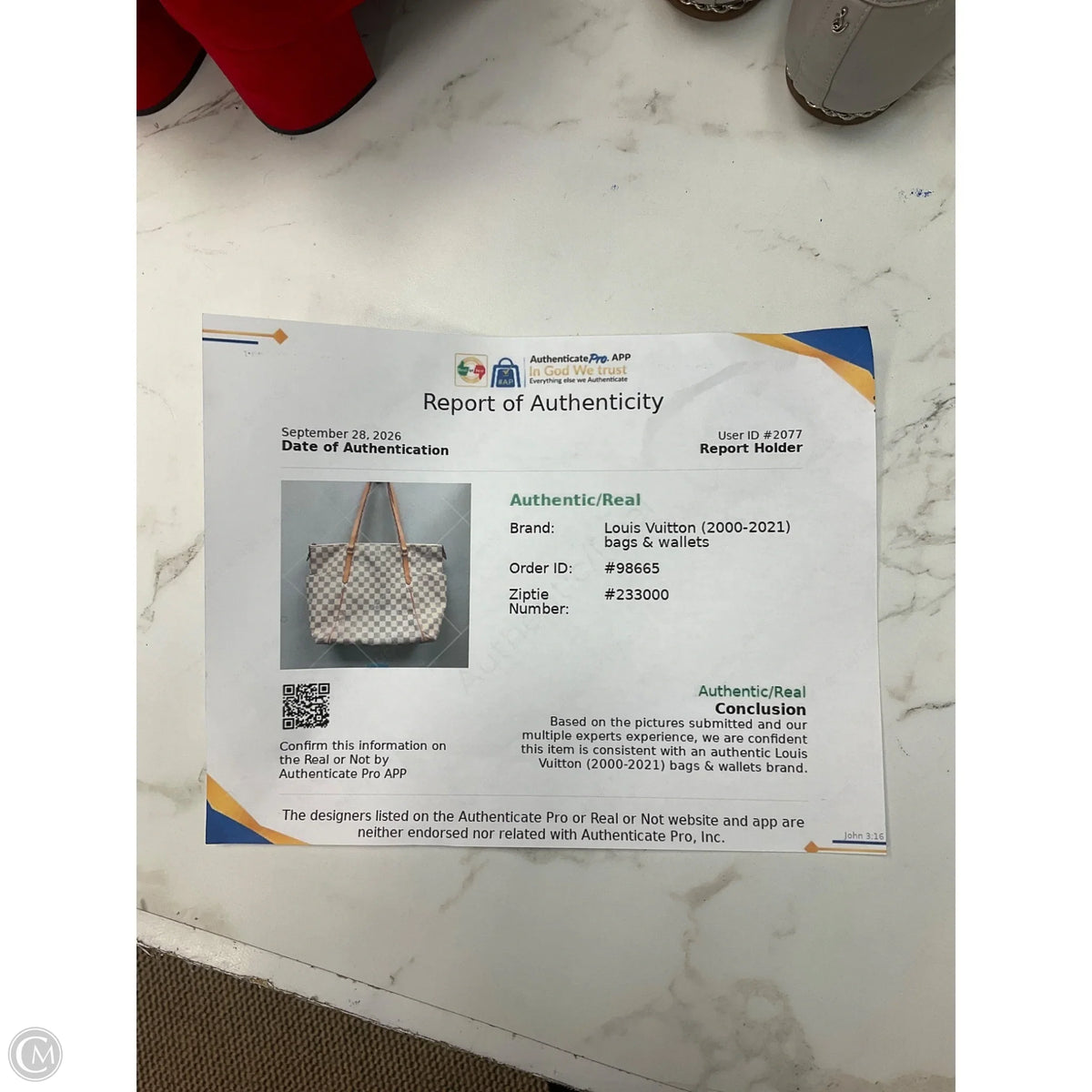 Tote Luxury Designer By Louis Vuitton, Size: Medium
