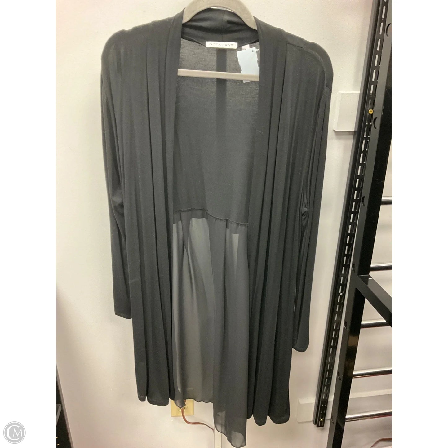 Cardigan By Notations In Black, Size: M