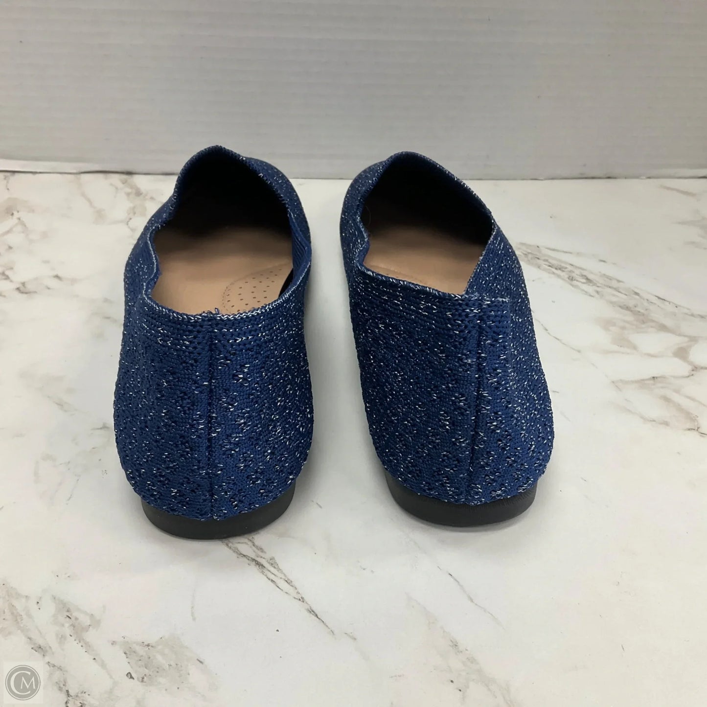 Shoes Flats By Clothes Mentor In Blue, Size: 10
