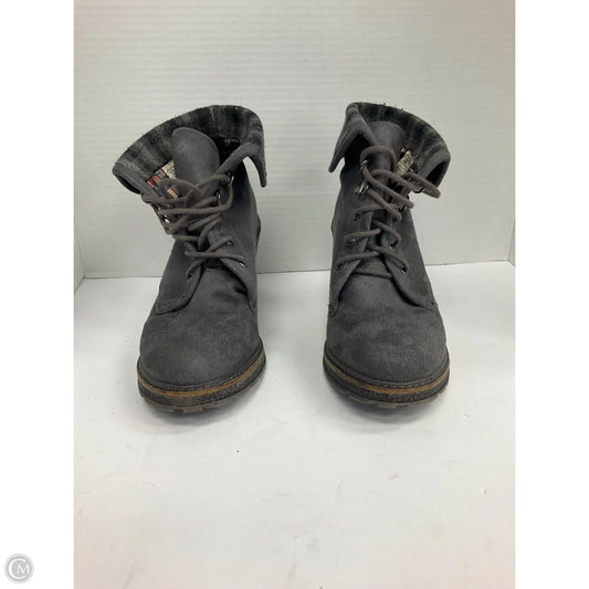Boots Ankle Heels By White Mountain In Grey, Size: 7.5