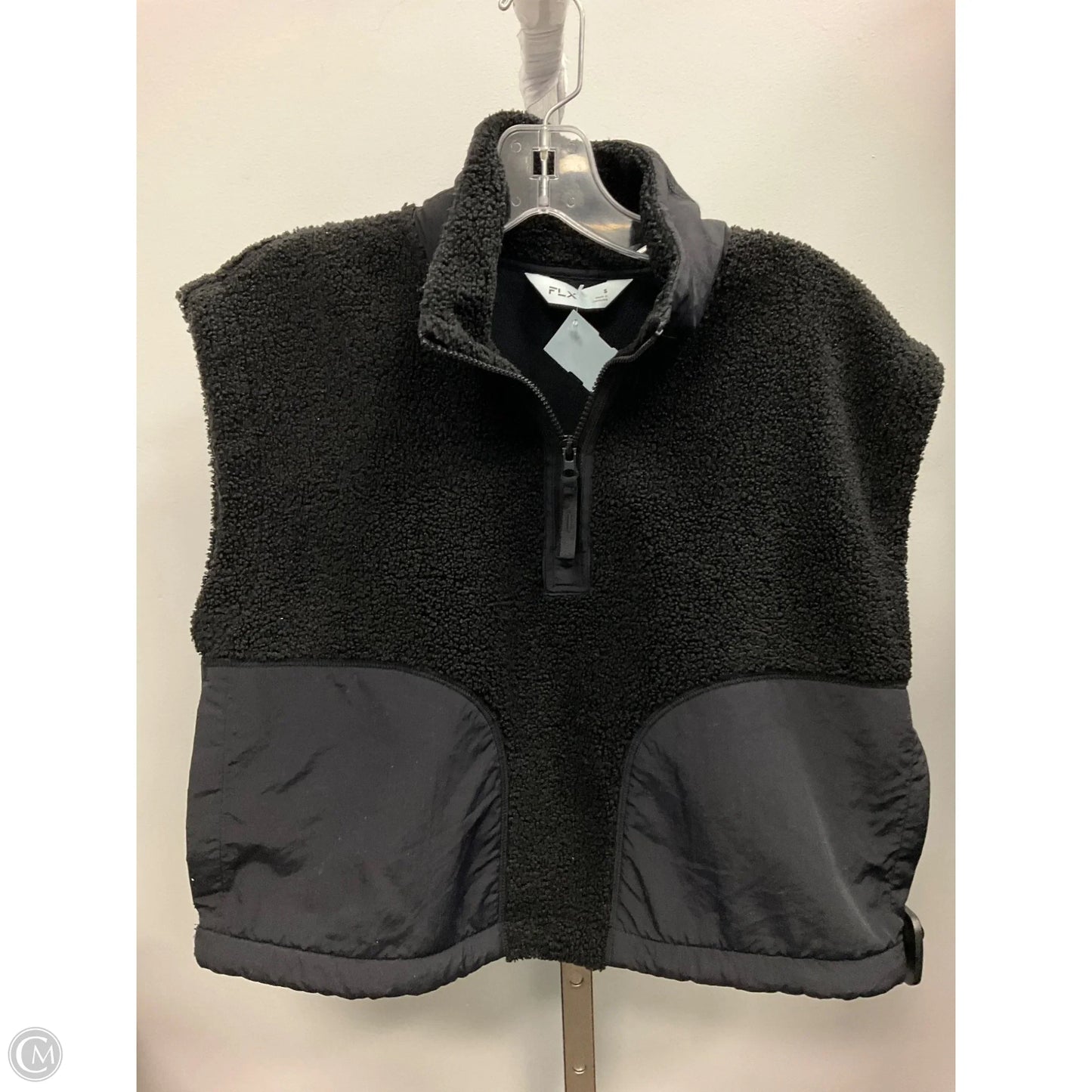 Vest Fleece By Flx In Black, Size: S