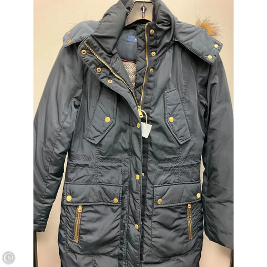 Coat Puffer & Quilted By Cole-haan In Navy, Size: Xs